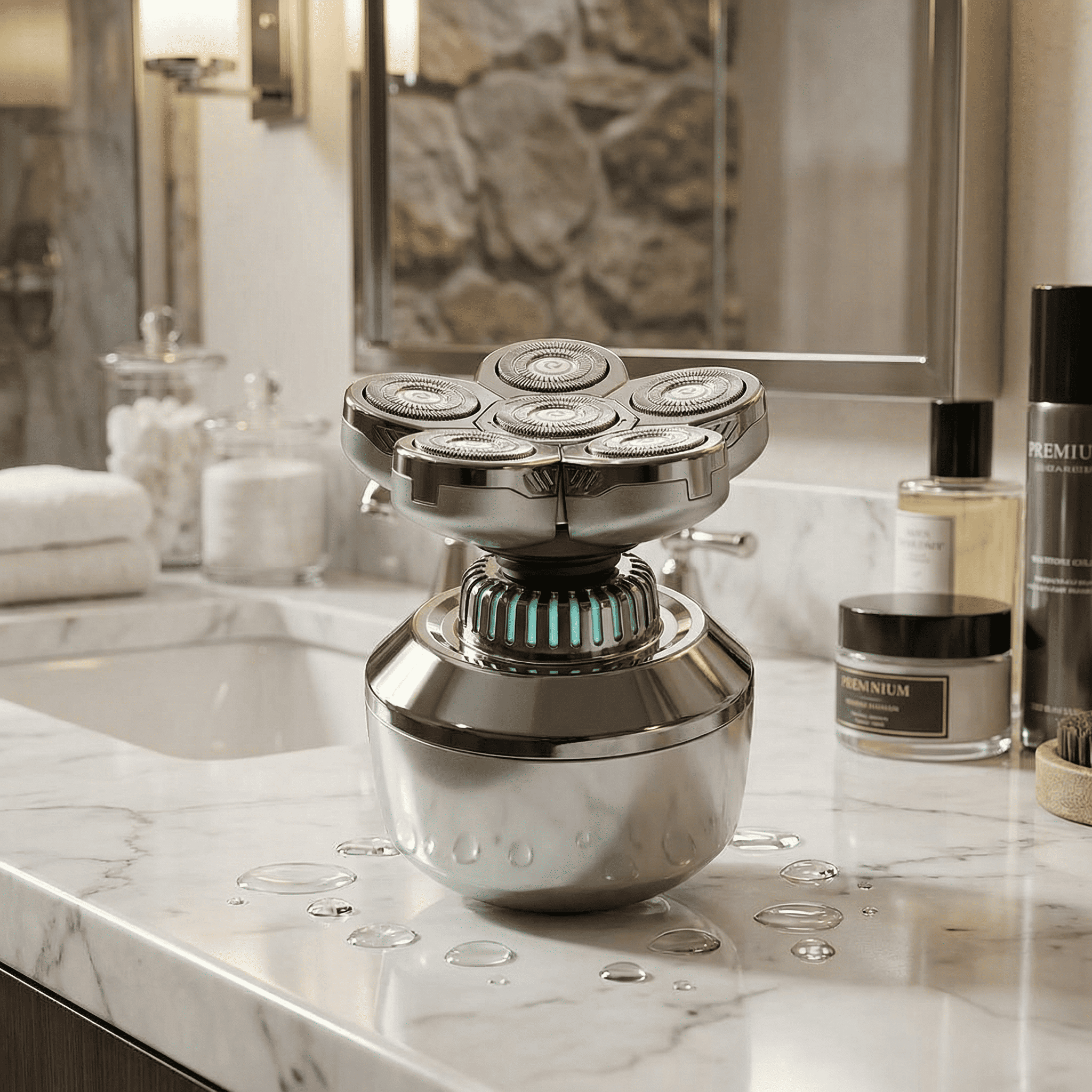 Ξυριστική μηχανή κρανίου 6 λεπίδων