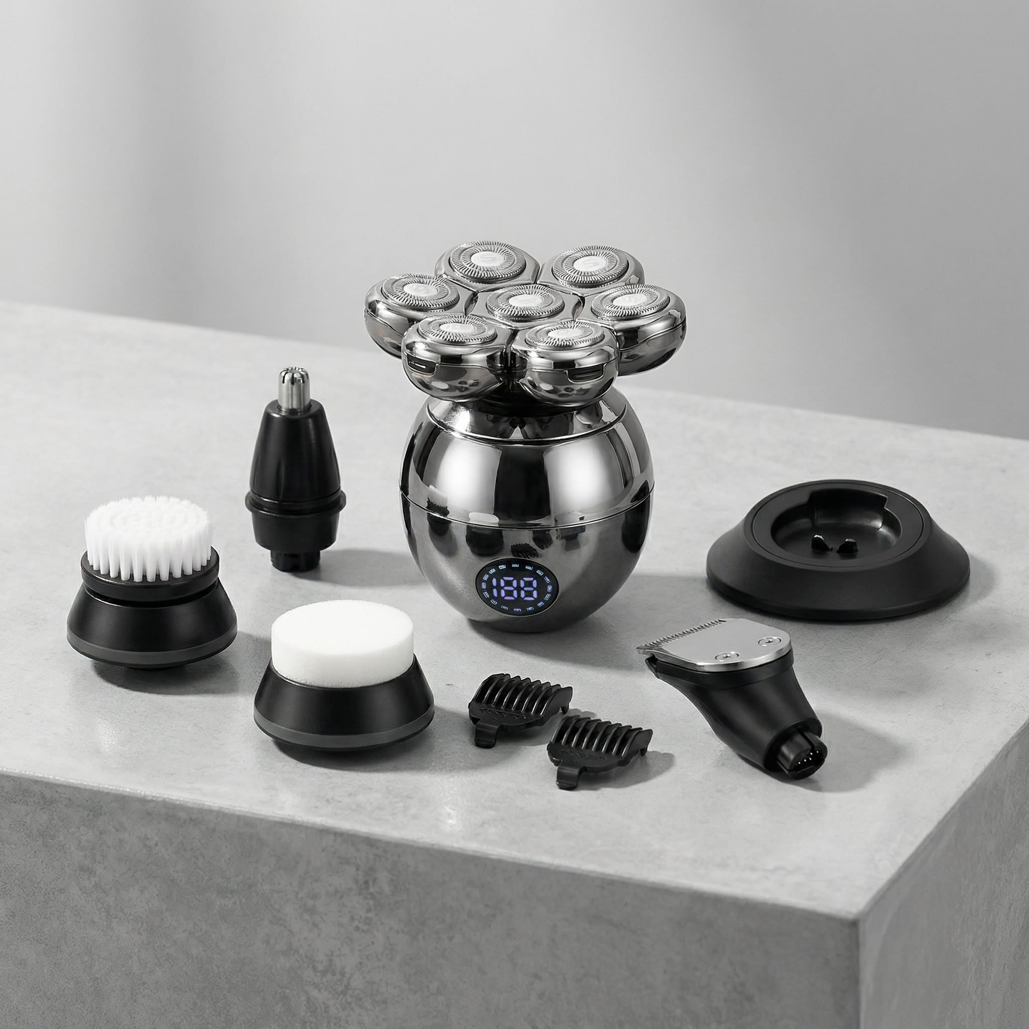 Ξυριστική μηχανή κρανίου 6 λεπίδων