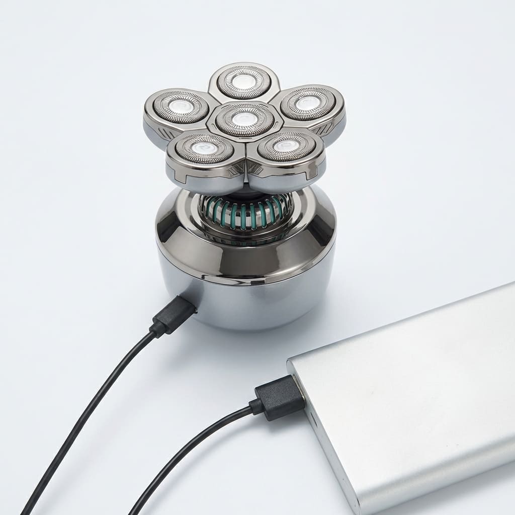 Ξυριστική μηχανή κρανίου 6 λεπίδων